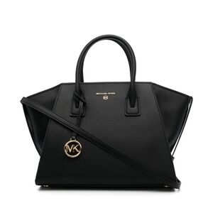 Michael Michael Kors logo-plaque leather tote bag